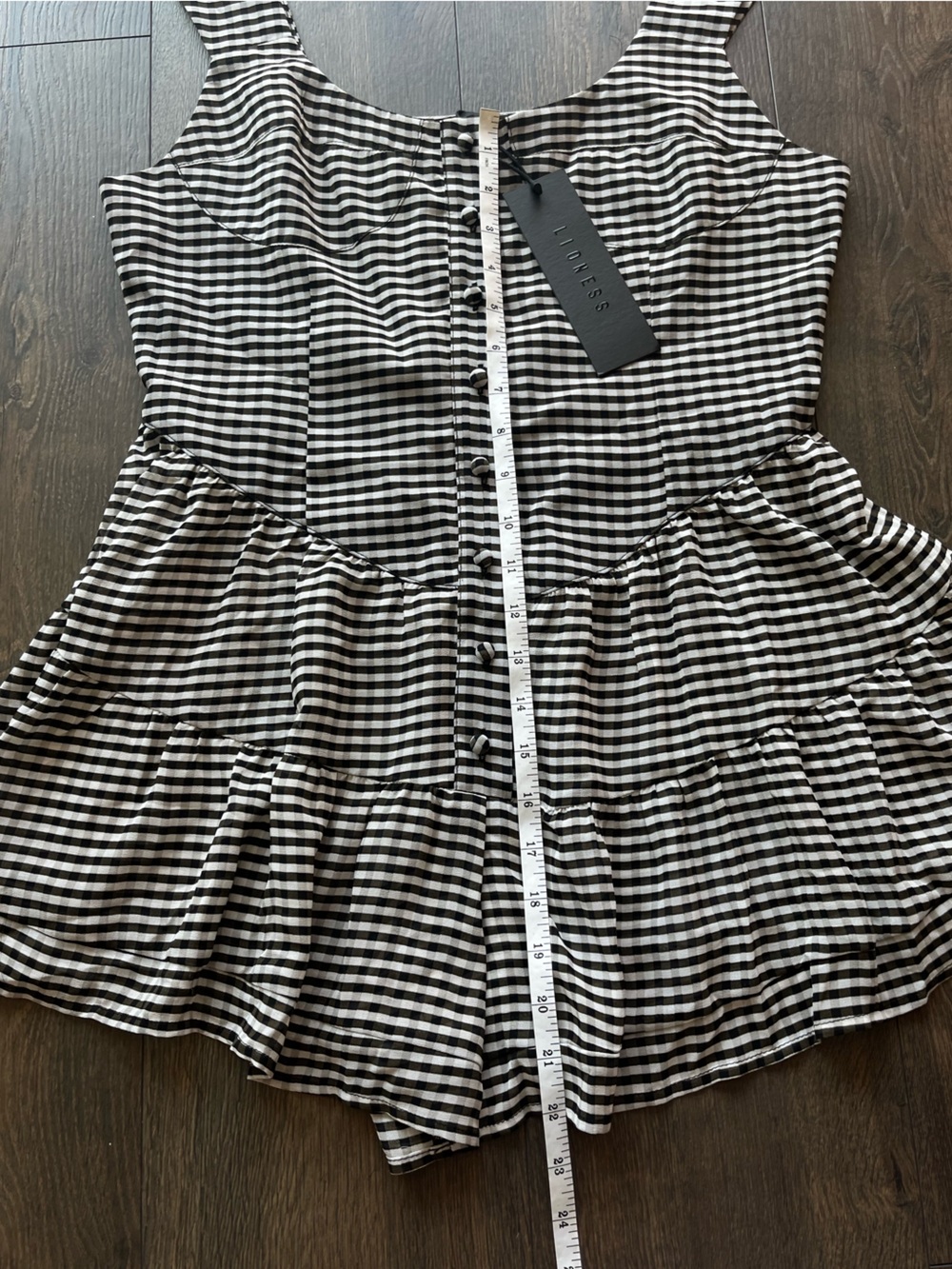 Lioness Gingham Romper - Picture 8 of 13